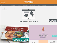 Tablet Screenshot of anatomy4sculptors.com